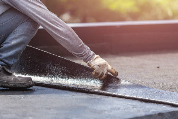 Professional Crawl Space Encapsulation technician working in College Corner, OH